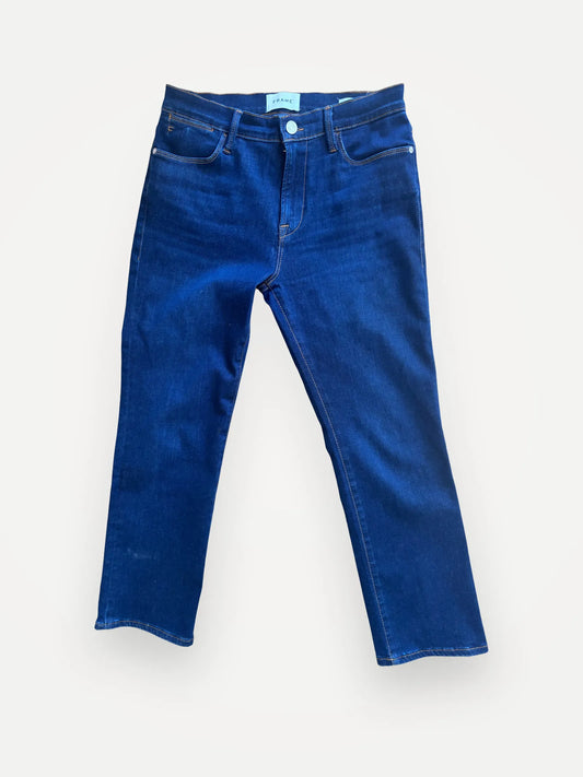 Frame Denim Ursnygg Höstblå Klassisk Blå. Stretch Cut. Jeans