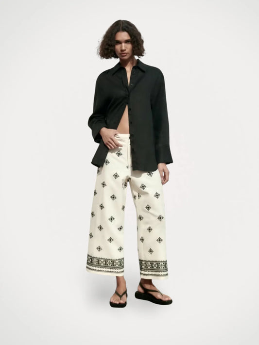 Zara Breddabyxor-byxor NWOT