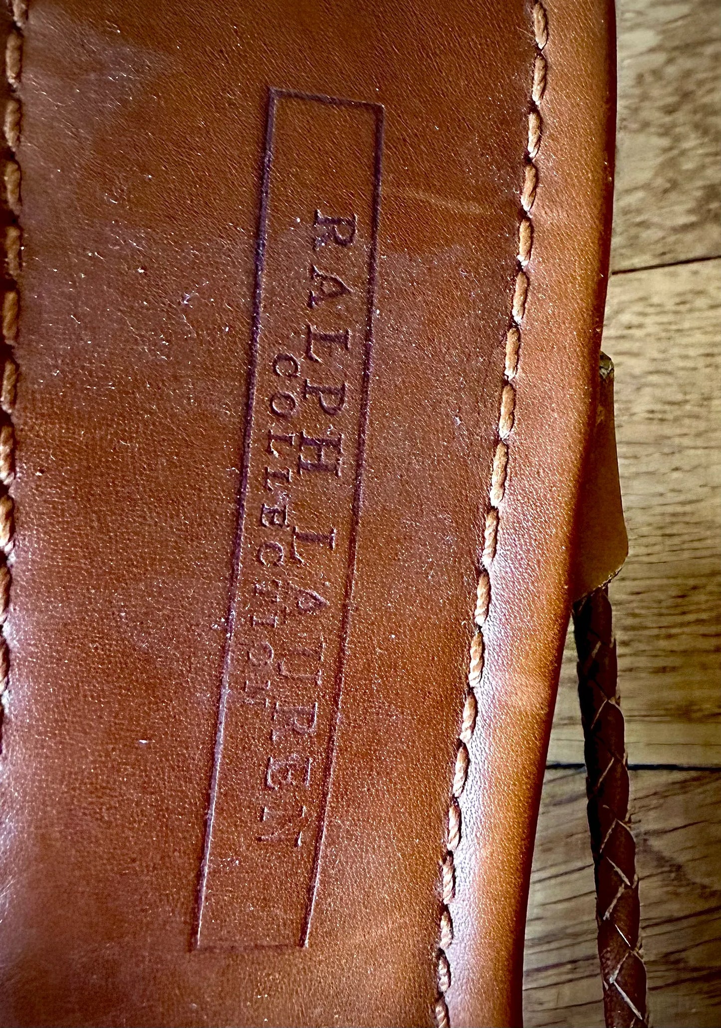 Ralph Lauren-skinnsandaler