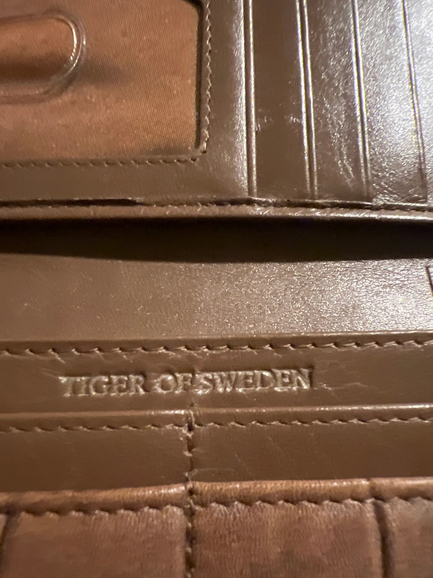 Tiger of Sweden-skinnplånbok NWOT