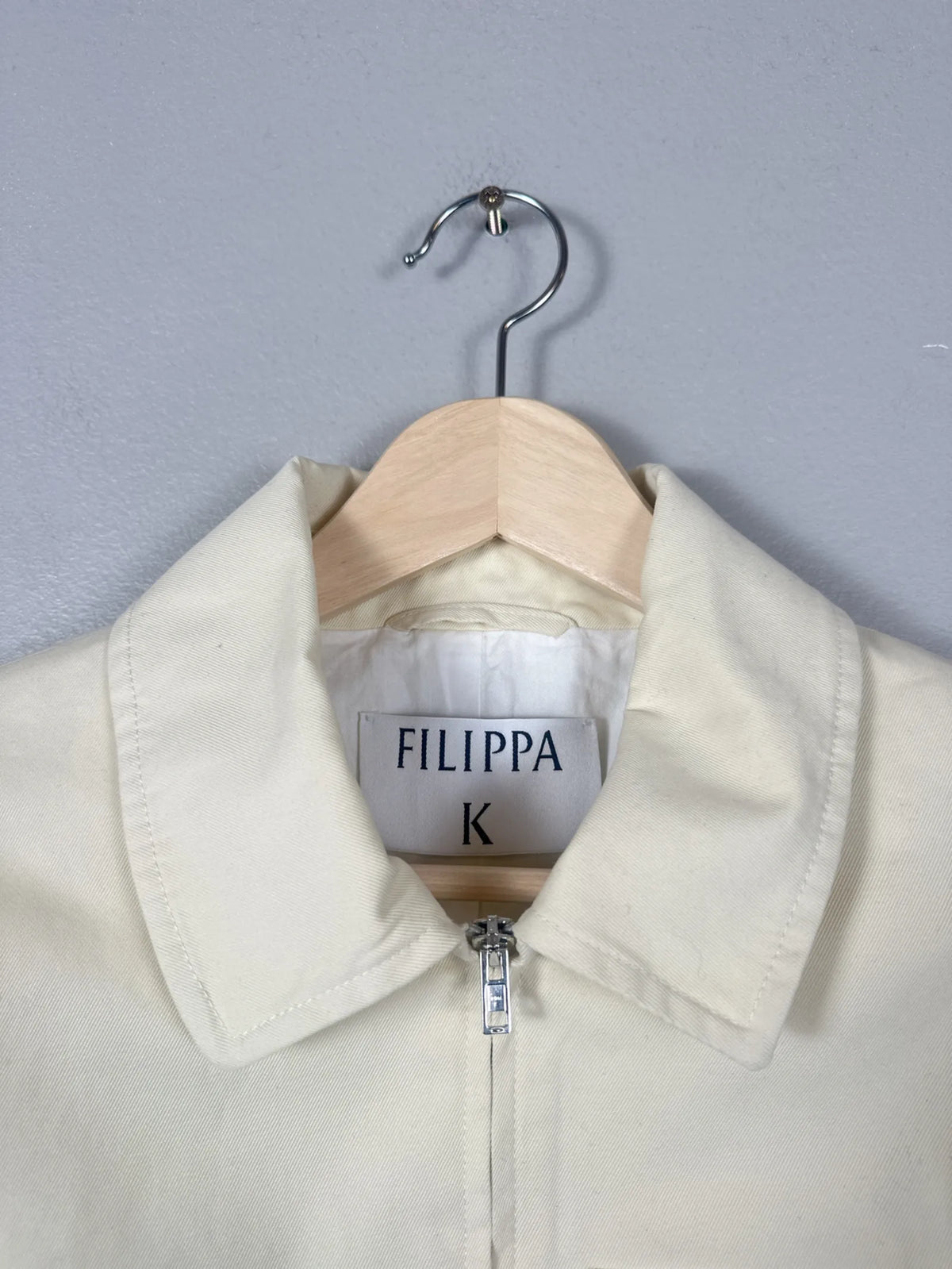 Filippa K Cropped Cotton Zip-jacka