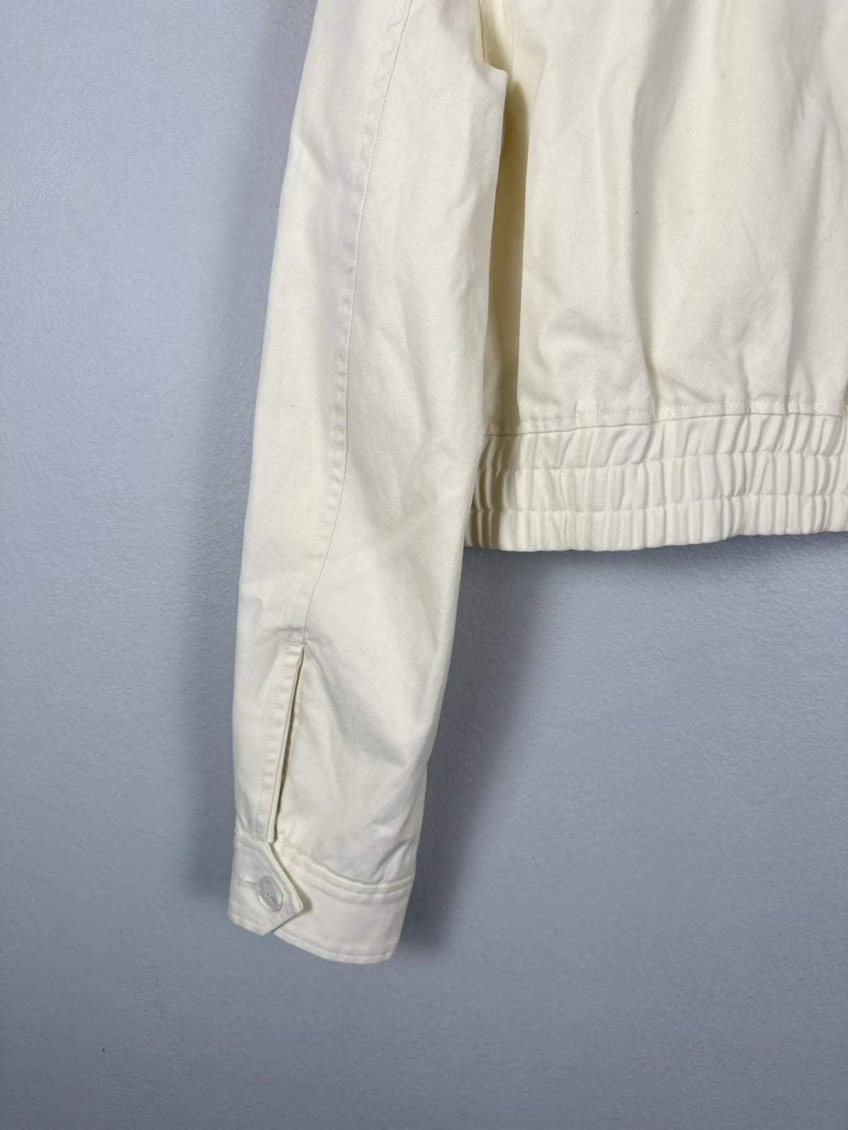 Filippa K Cropped Cotton Zip-jacka
