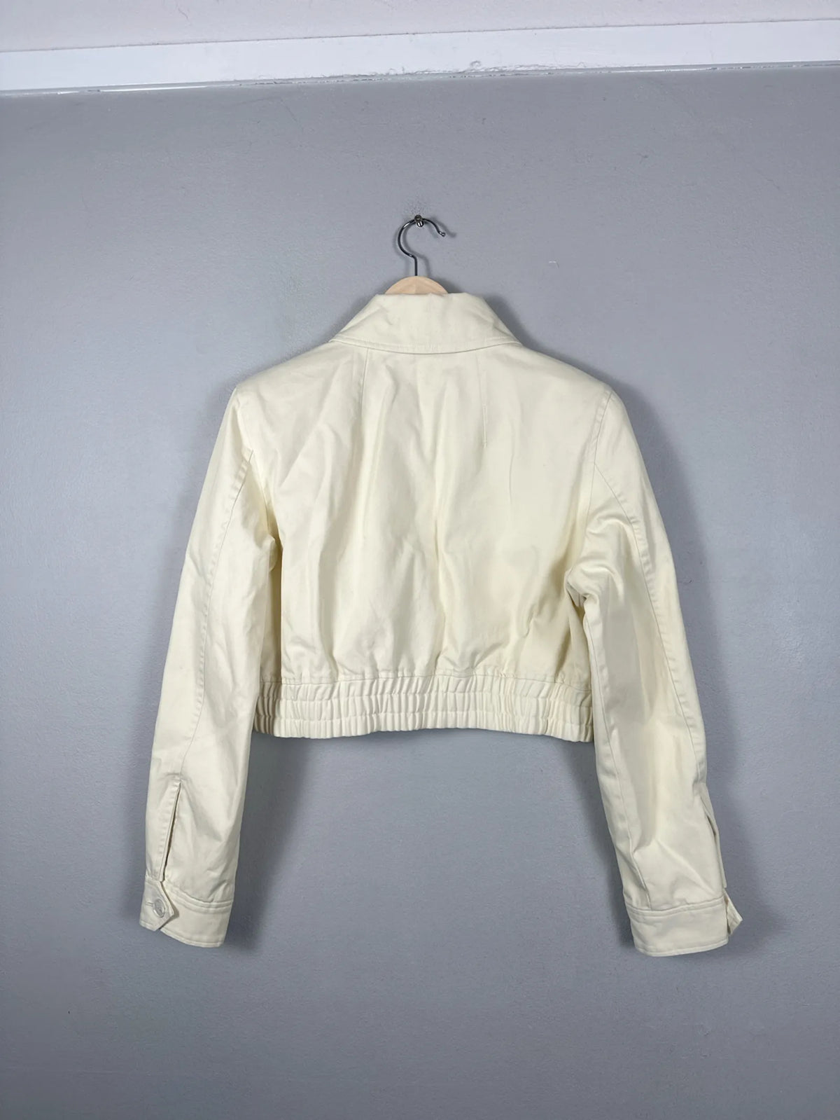 Filippa K Cropped Cotton Zip-jacka