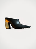 Bottega Veneta Tex Mule-skinnklackar NWOT