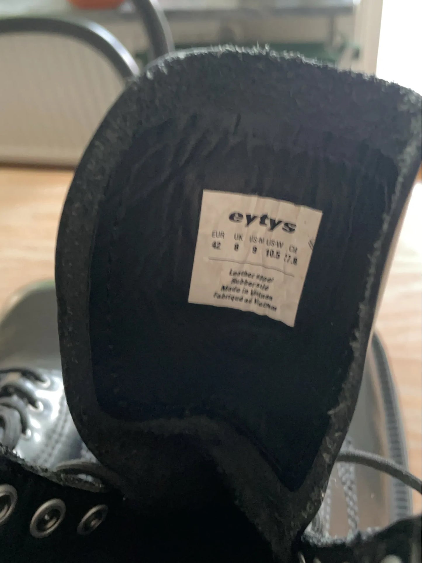 Eytys Michigan Leather Black-skinnboots