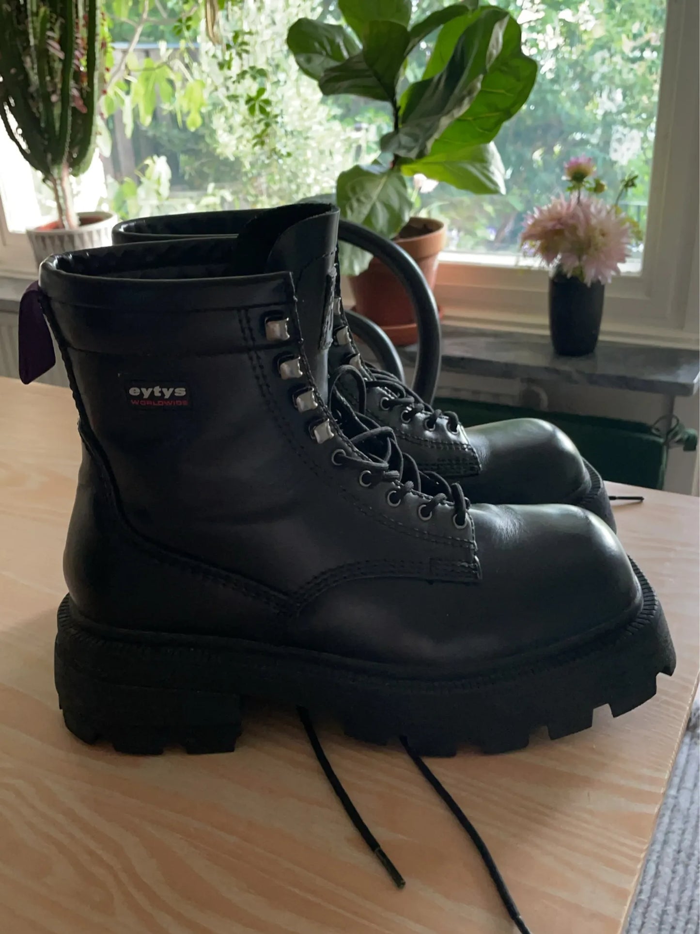Eytys Michigan Leather Black-skinnboots