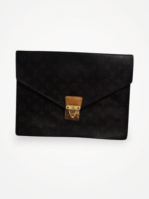 Louis Vuitton Portodocument Senator-skinndatorväska