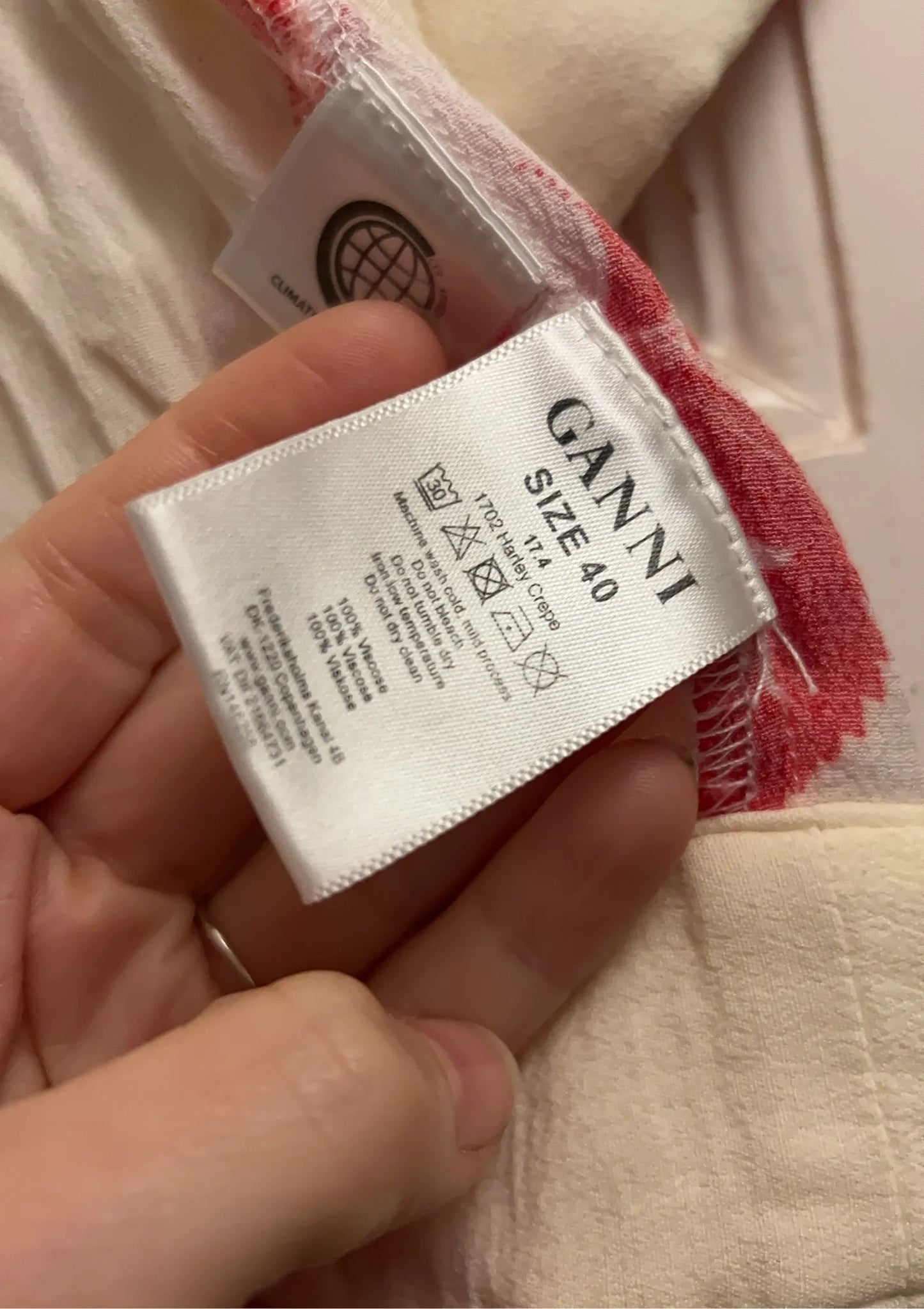 Ganni Harley Crepe-klänning