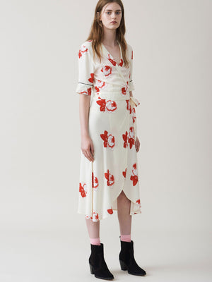 Ganni Harley Crepe-klänning