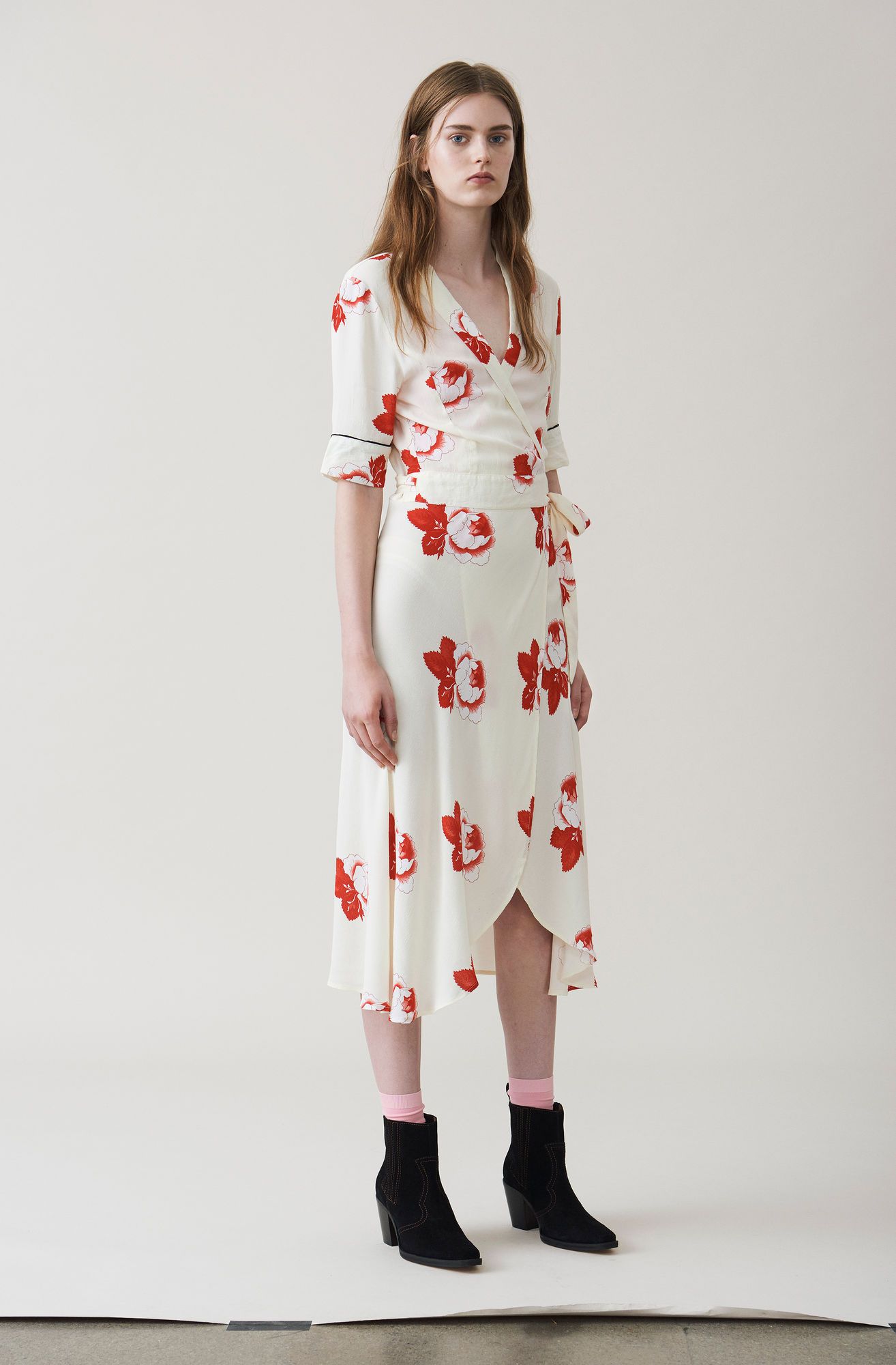 Ganni Harley Crepe-klänning