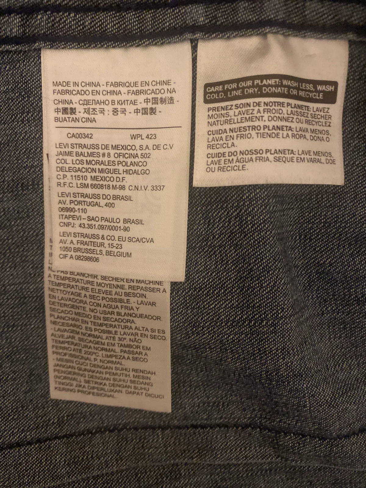 Levi's-skjorta NWOT