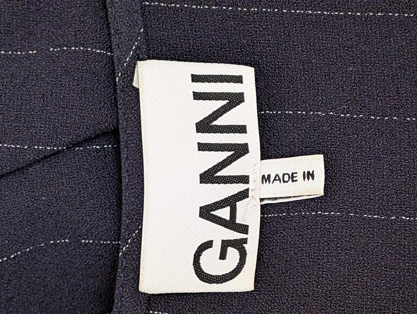 Ganni Heavy Crepe Wrap-klänning