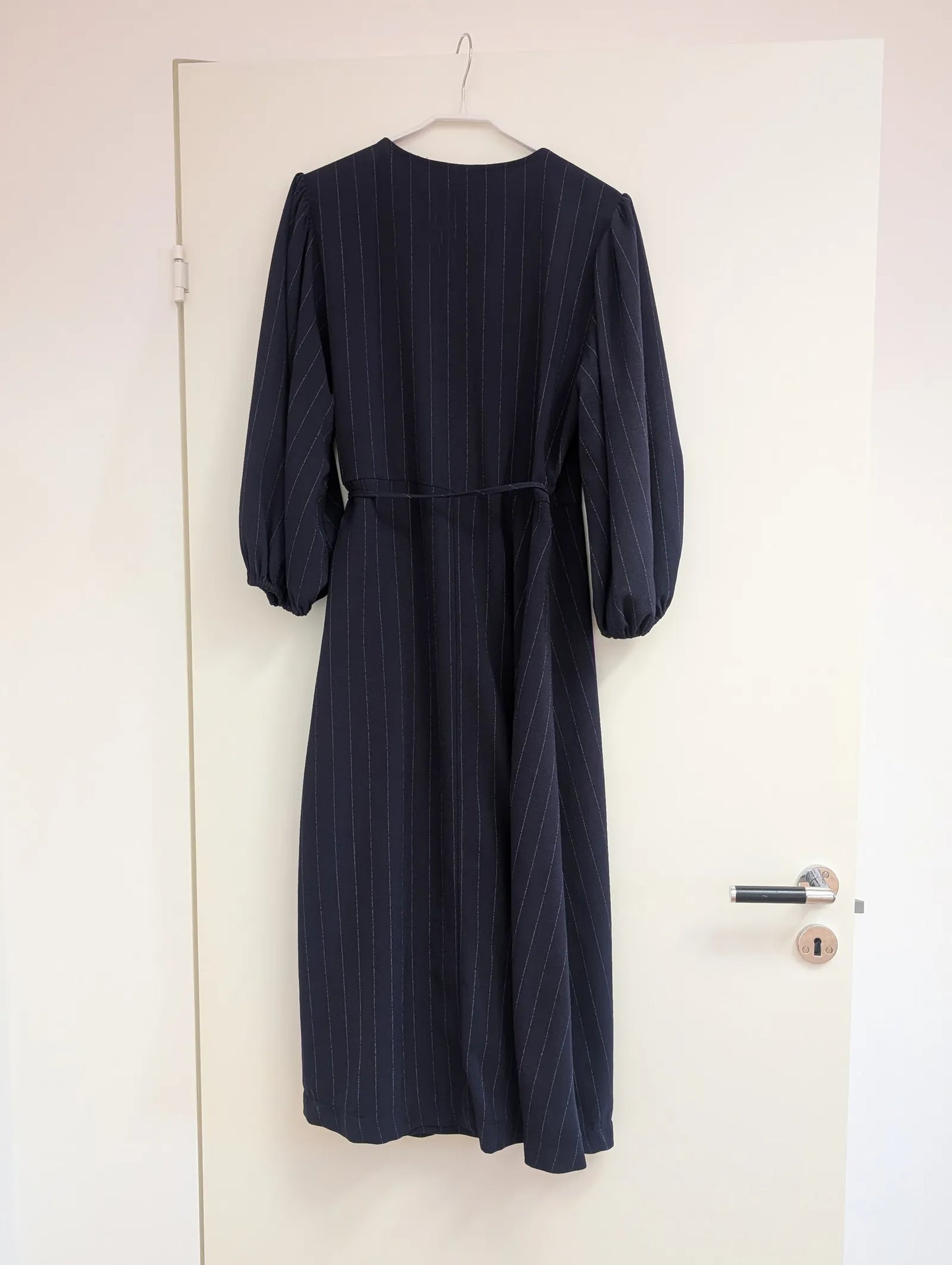 Ganni Heavy Crepe Wrap-klänning