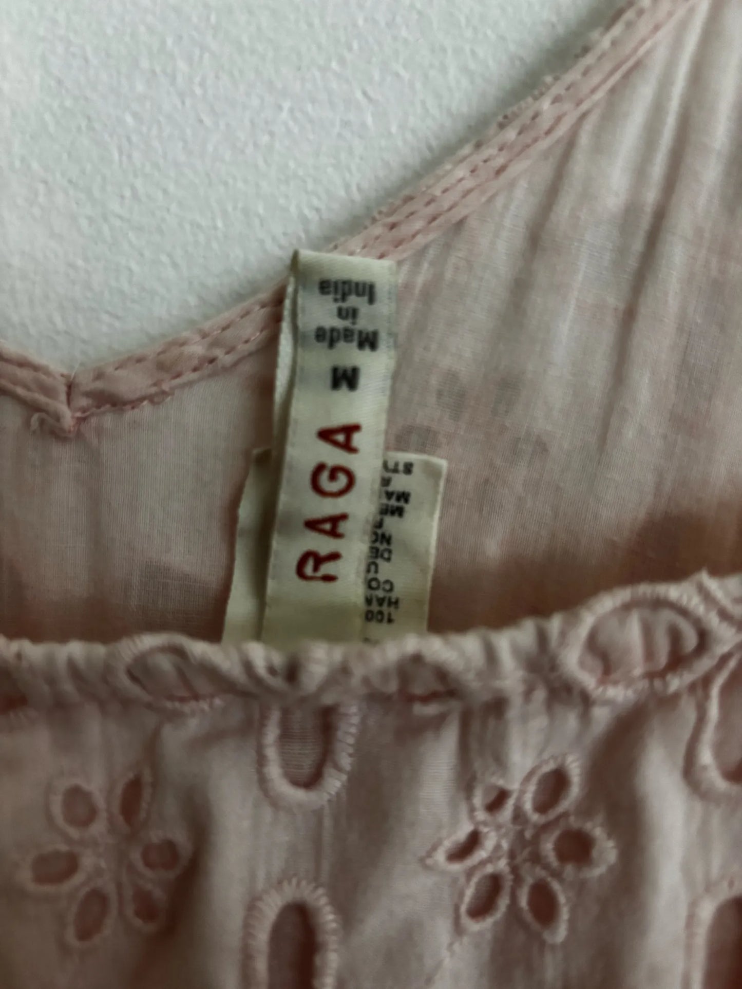 Anthropologie Raga Eyelet Maxi-klänning