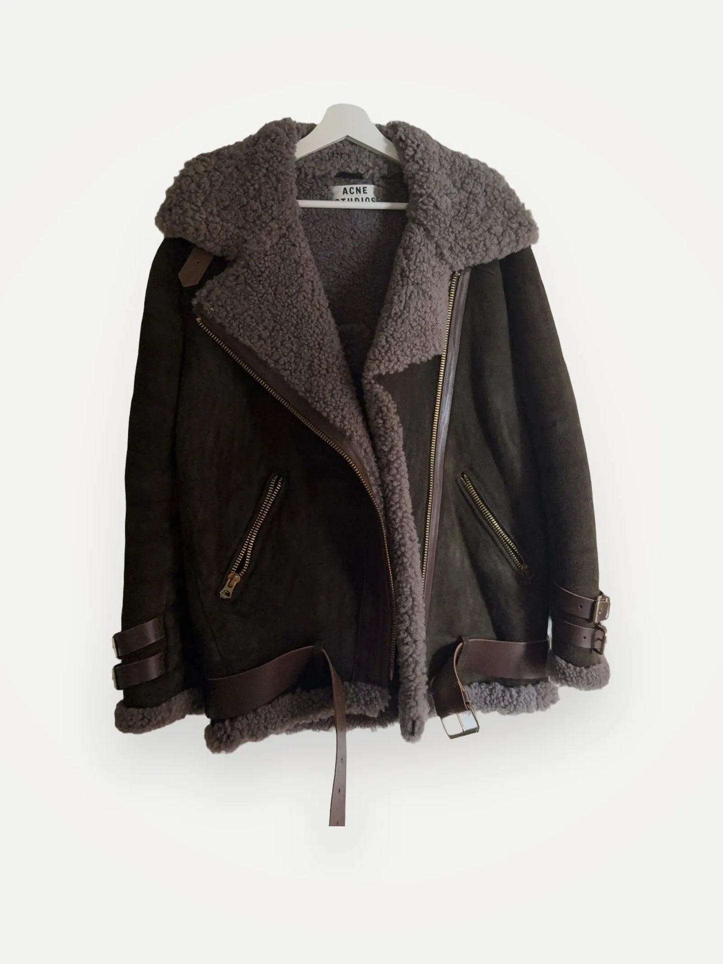 Acne Studios Velocite Shearling-jacka