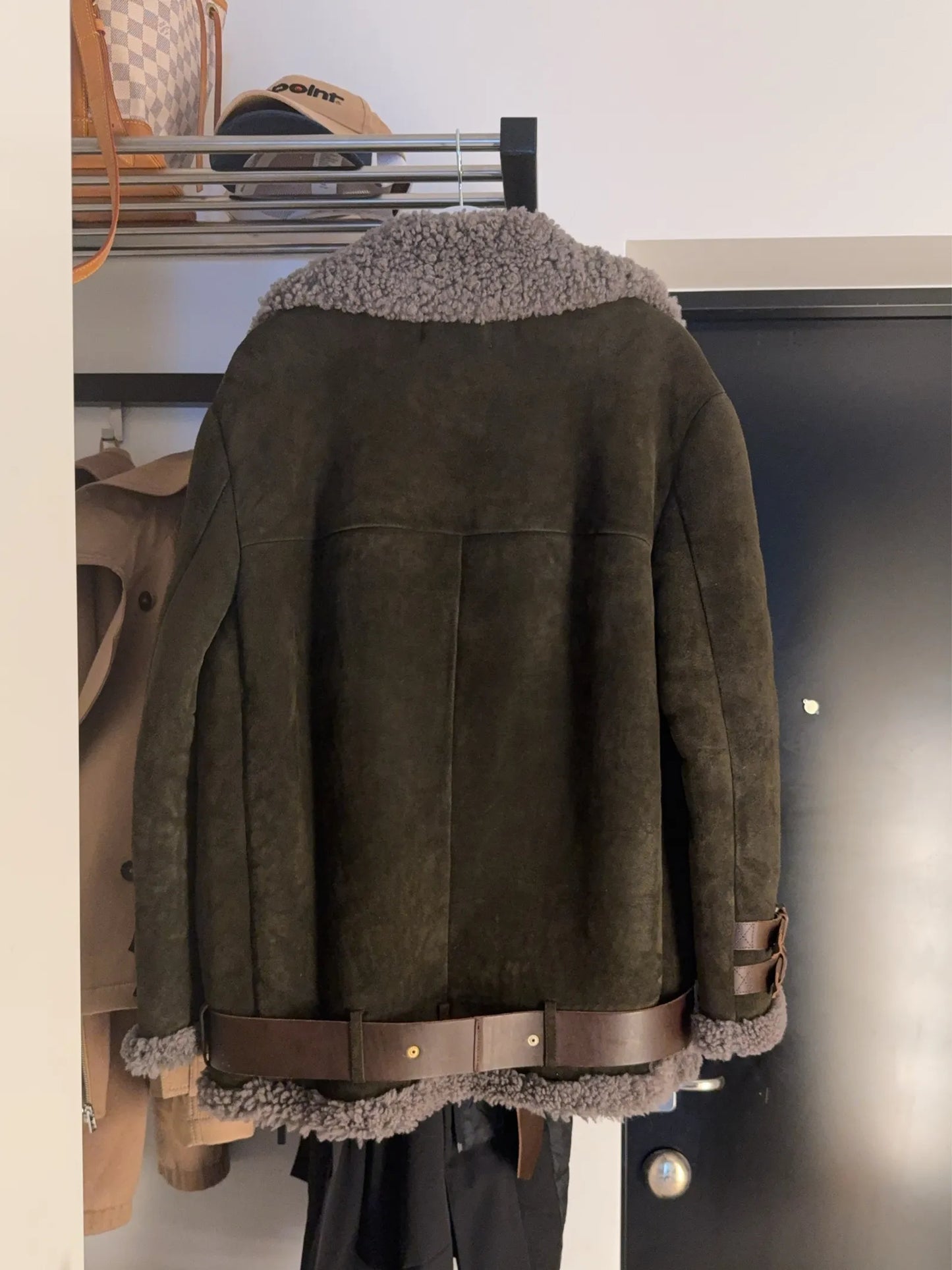 Acne Studios Velocite Shearling-jacka