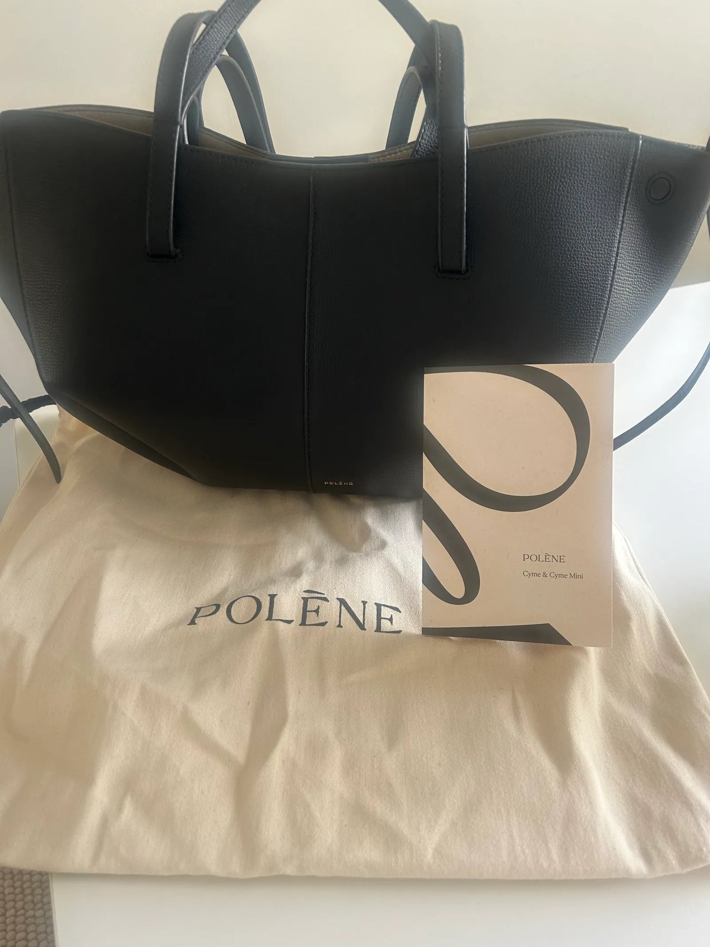 Polene Cyme Mini-skinnaxelremsväska