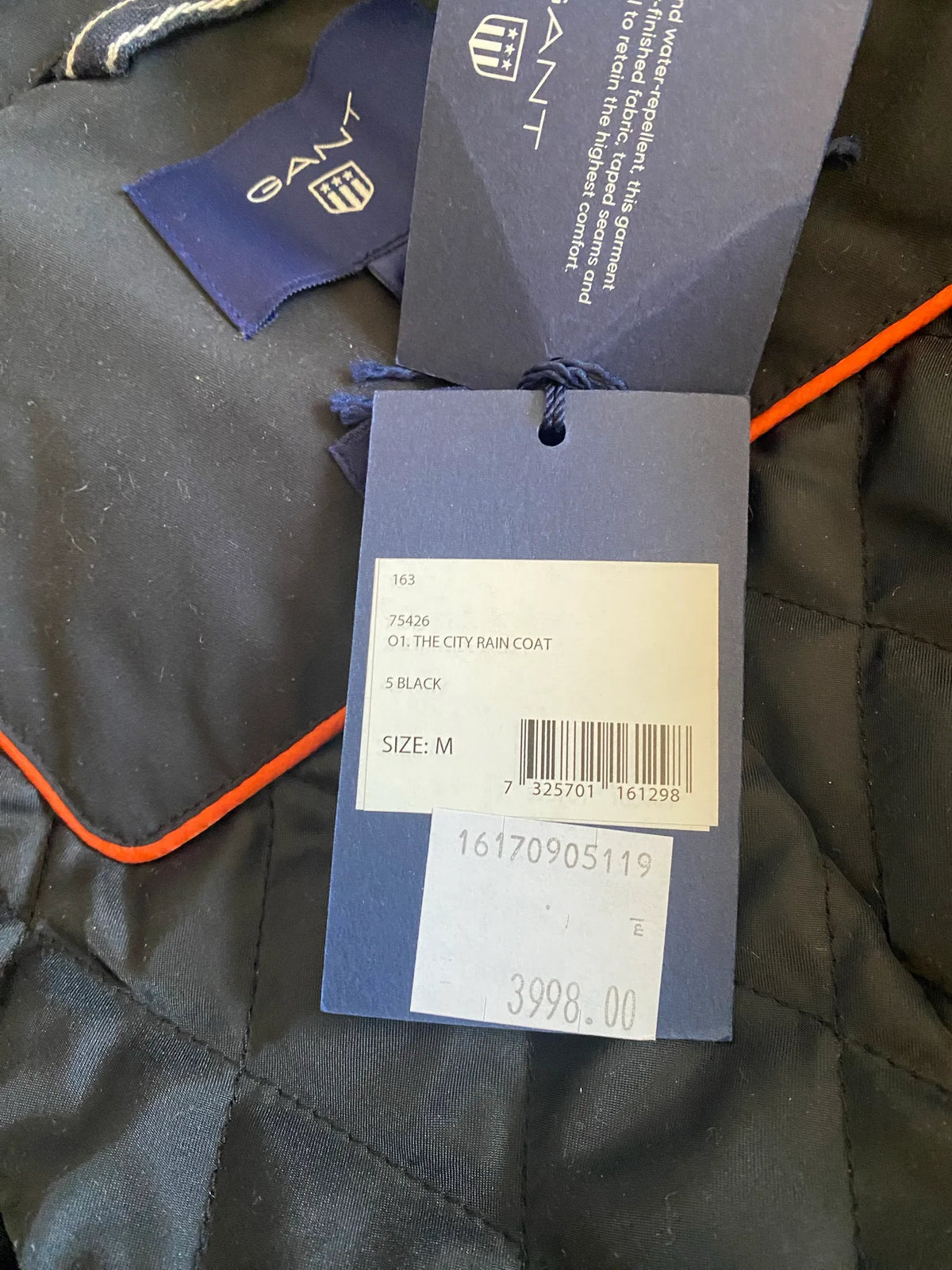Gant The City Raincoat-fritidsjacka NWT