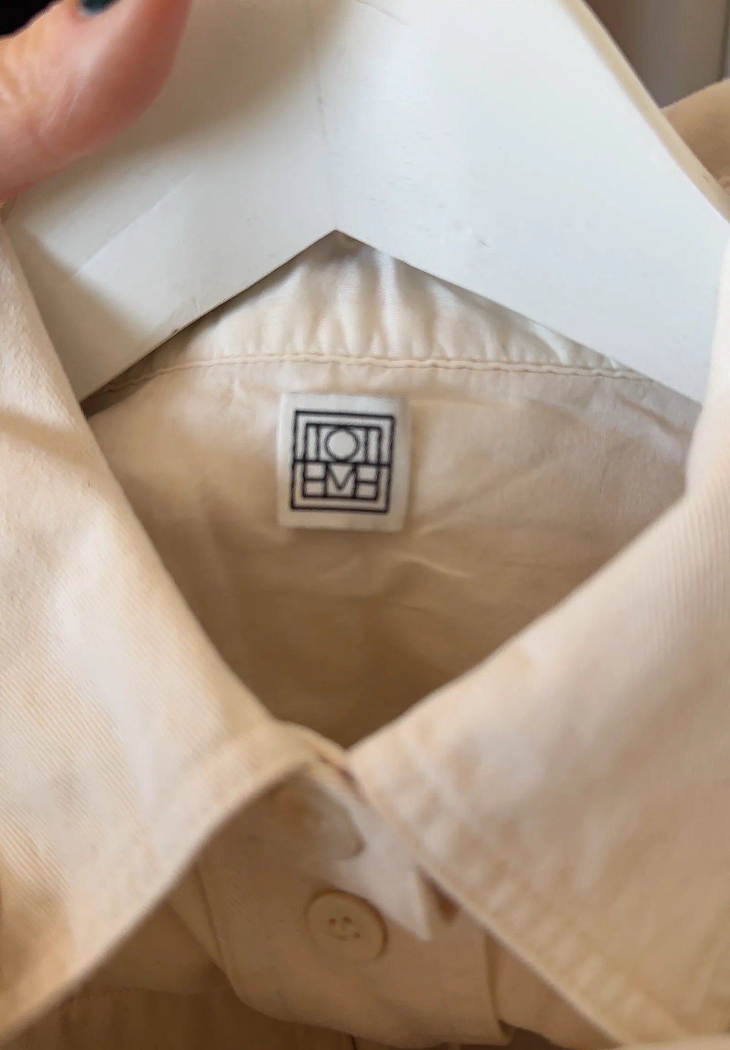 Toteme Patch Pocket Cotton-skjorta