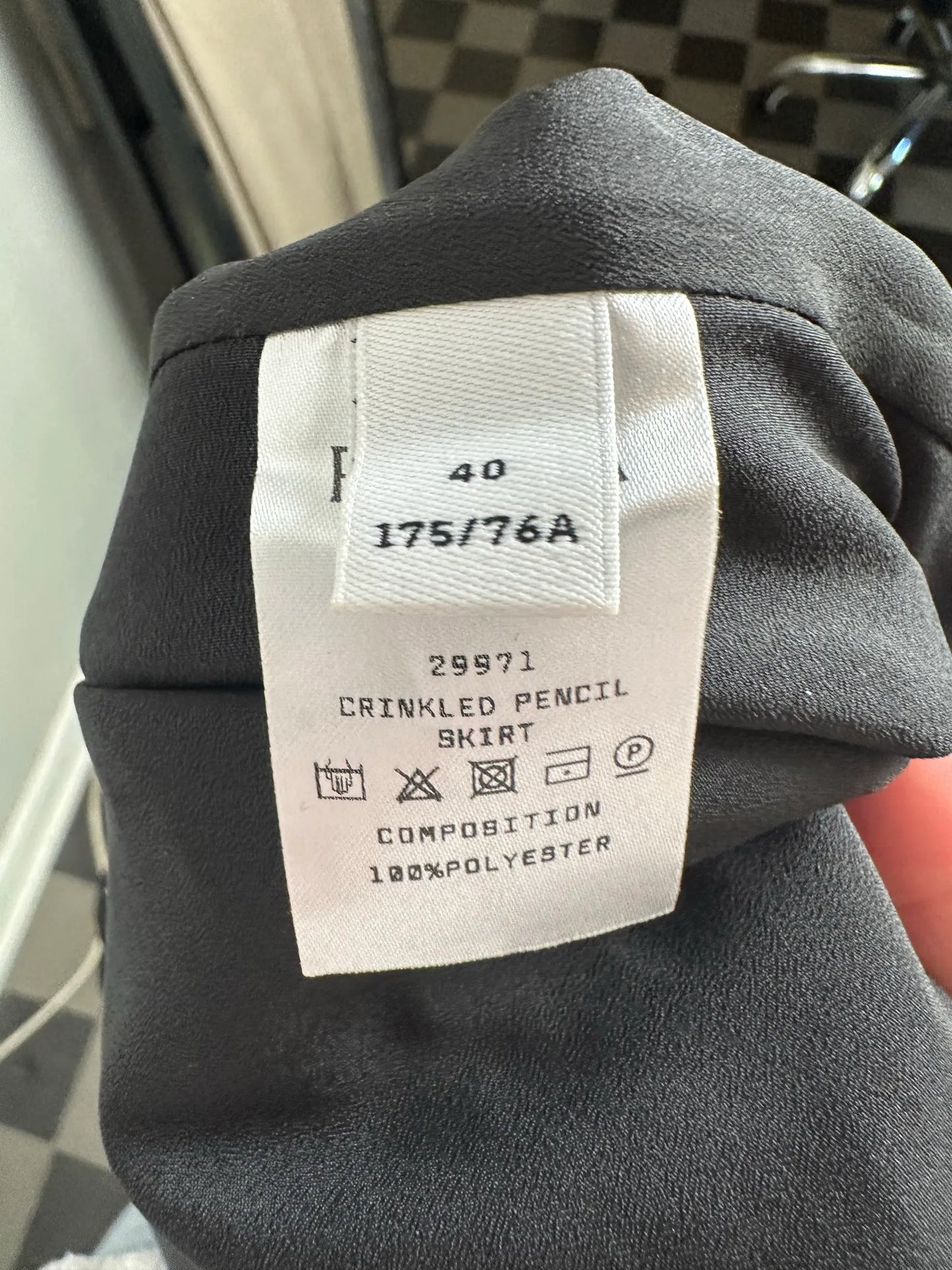 Filippa K Crinkled Pencil-kjol