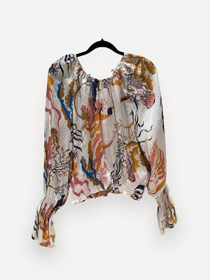 Rodebjer Adania Aquatic-sidenblus