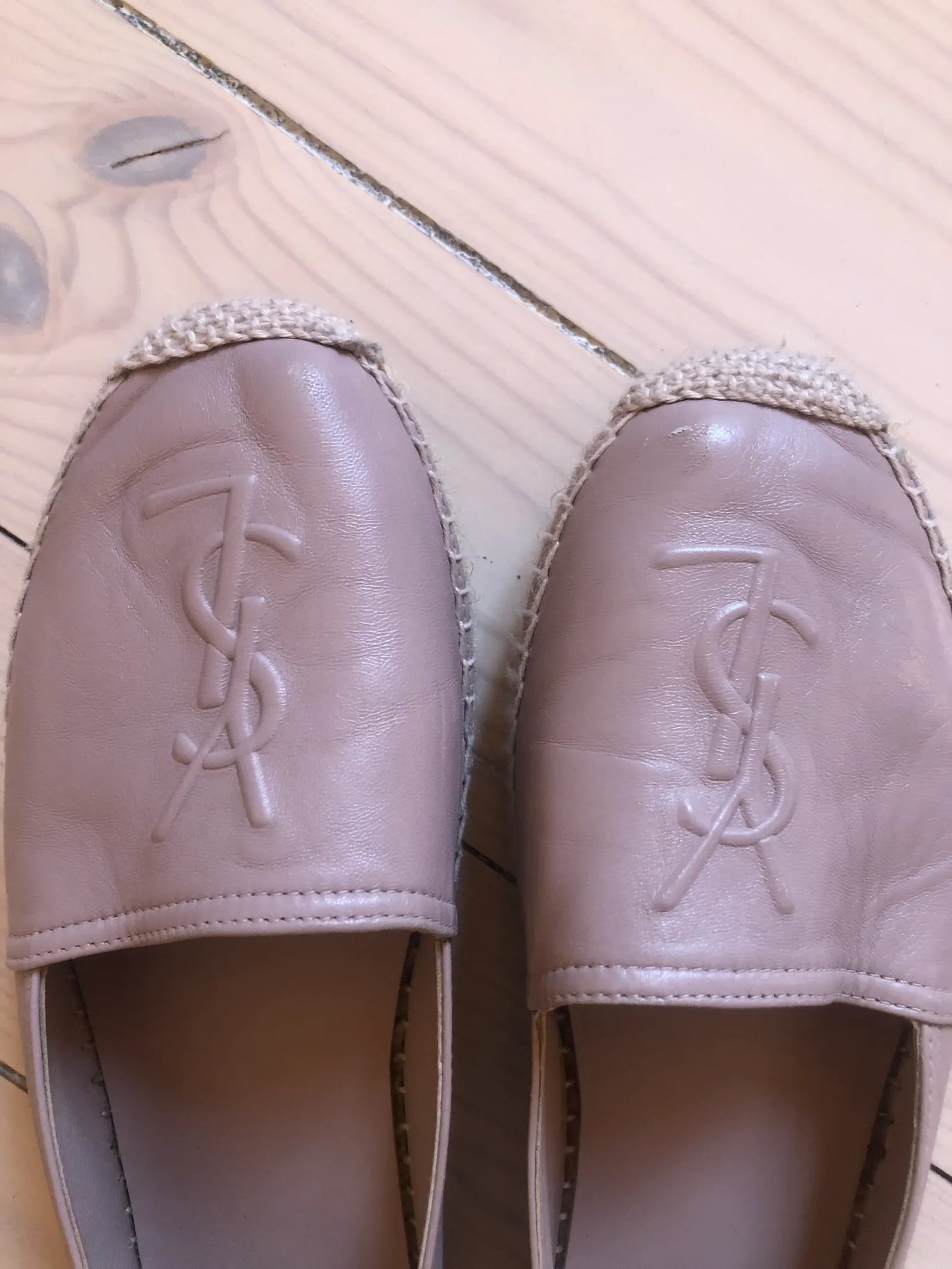 Saint Laurent Espandrillos-skinnsandaler