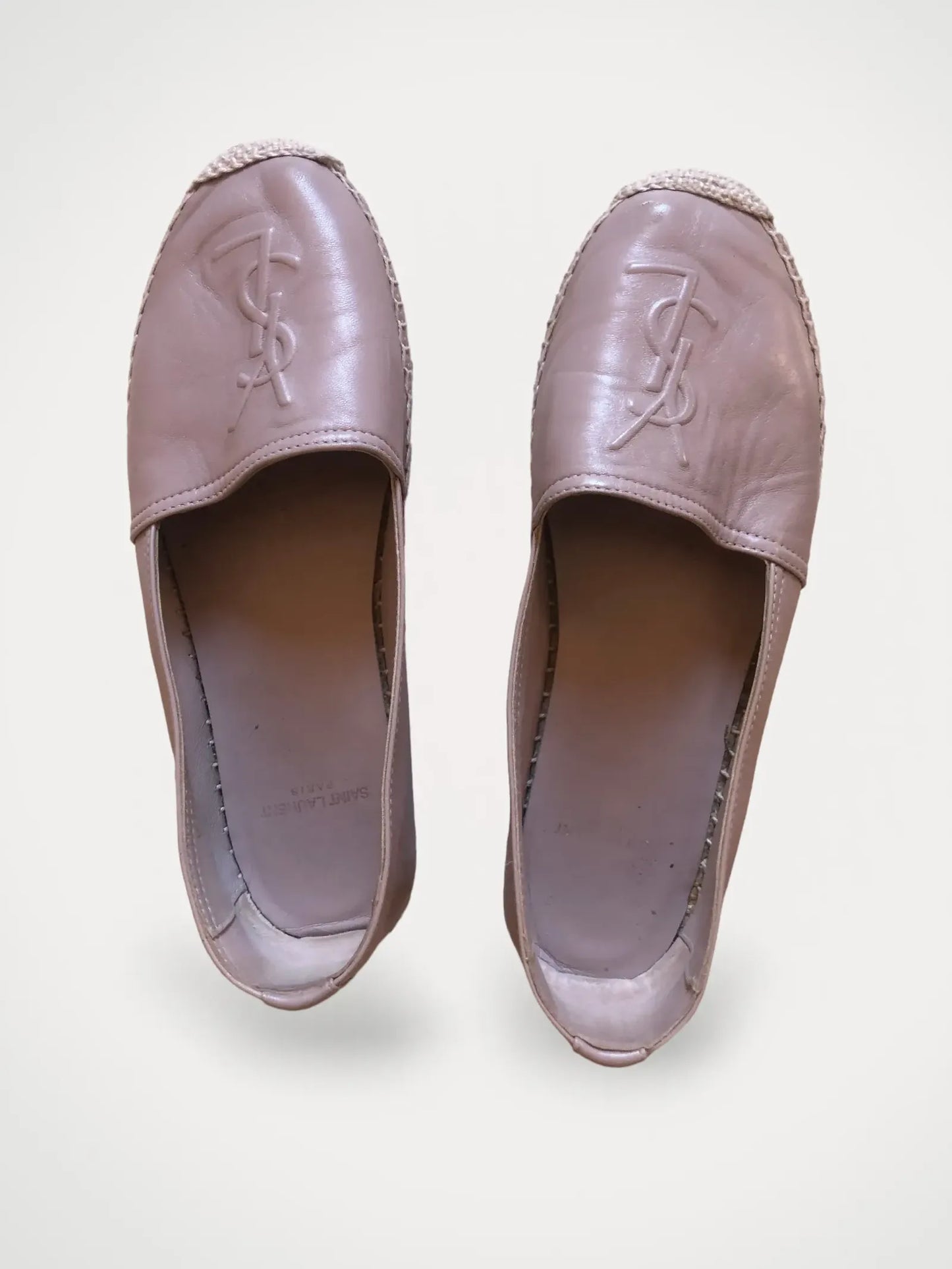 Saint Laurent Espandrillos-skinnsandaler