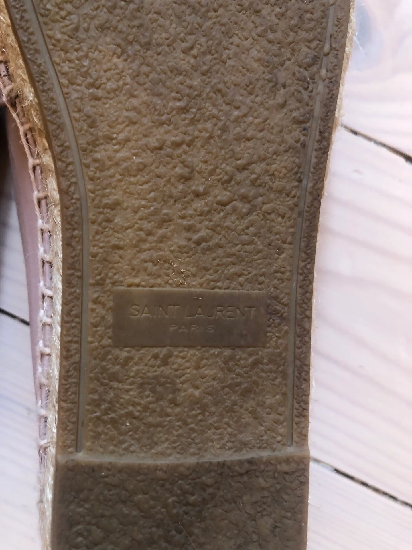 Saint Laurent Espandrillos-skinnsandaler