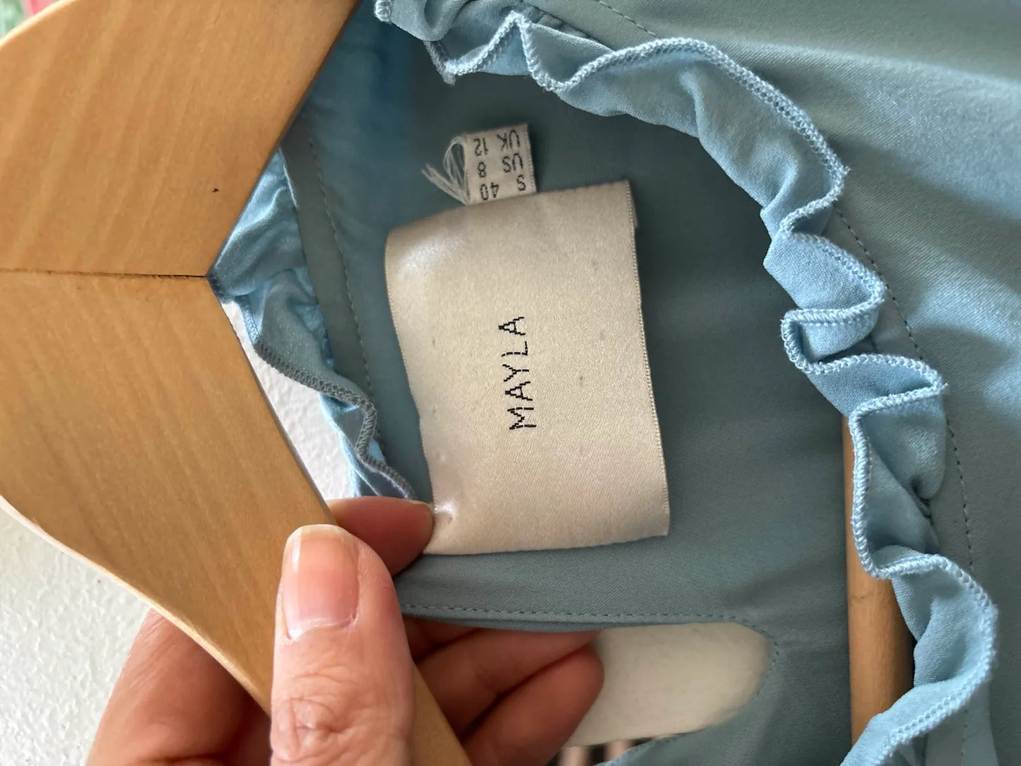 Mayla-sidenklänning