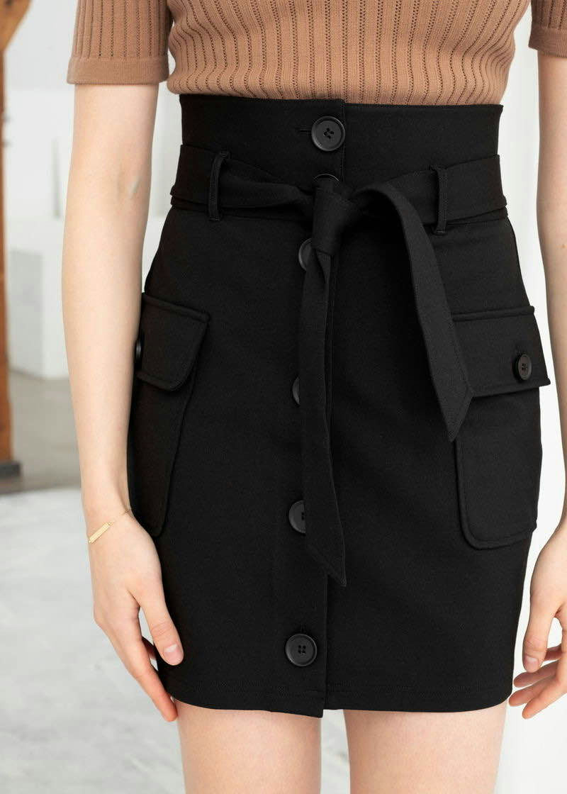 & Other Stories Workwear Mini Dress