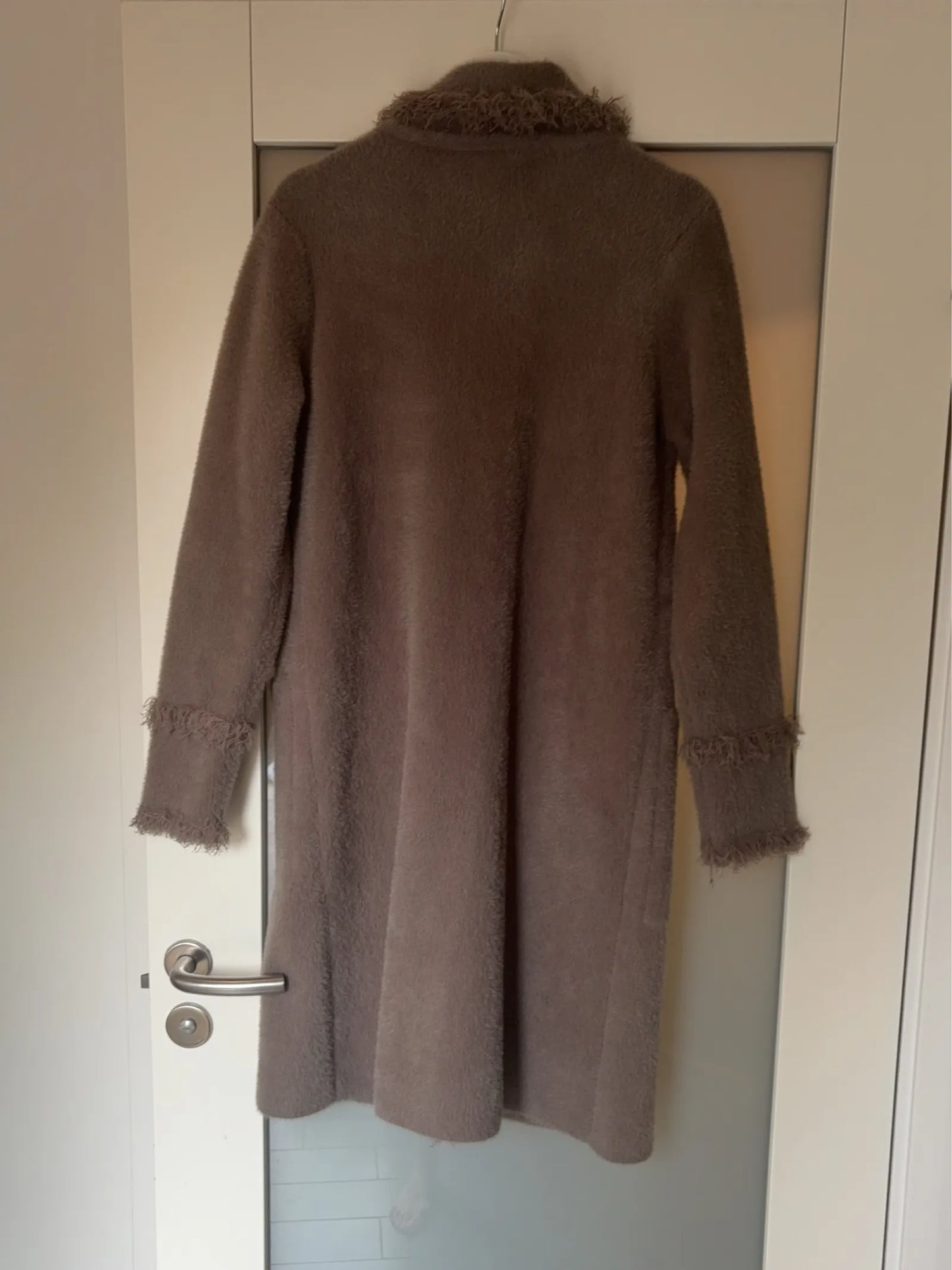 Rino & Pelle Catena Fringe, Taupe Cardigan