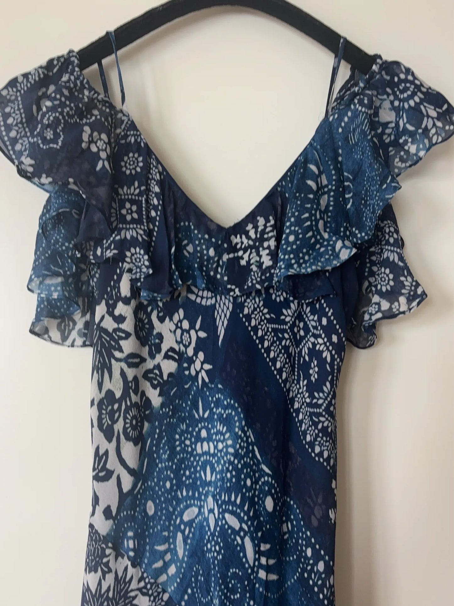 Ralph Lauren-sidenklänning NWOT