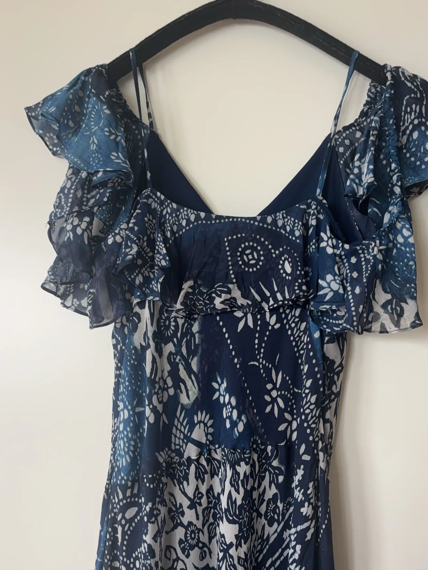 Ralph Lauren-sidenklänning NWOT