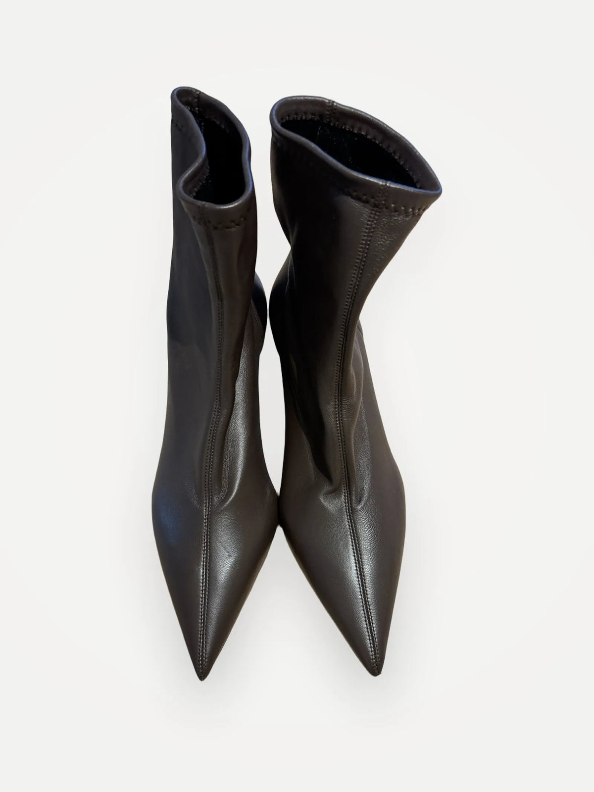 Toteme Leather Sock-skinnboots NWT