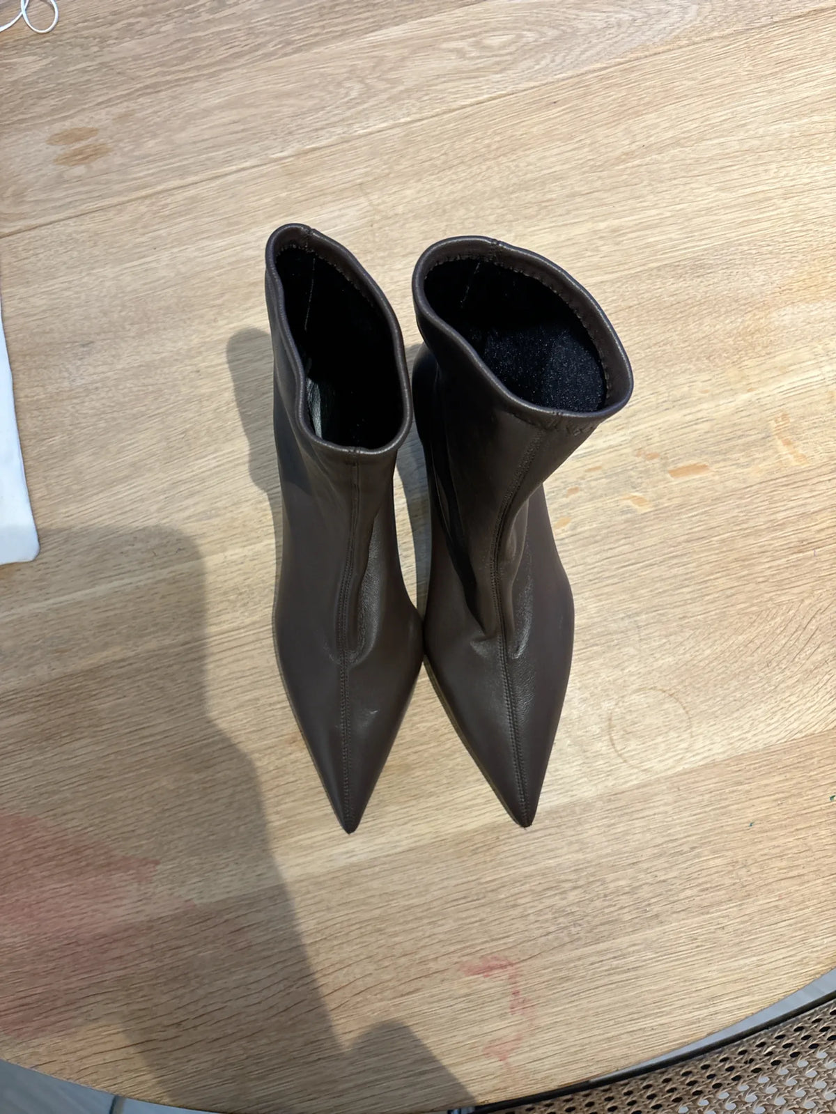 Toteme Leather Sock-skinnboots NWT