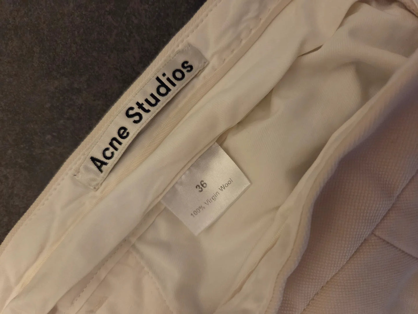 Acne Studios Caryn Suit Trousers