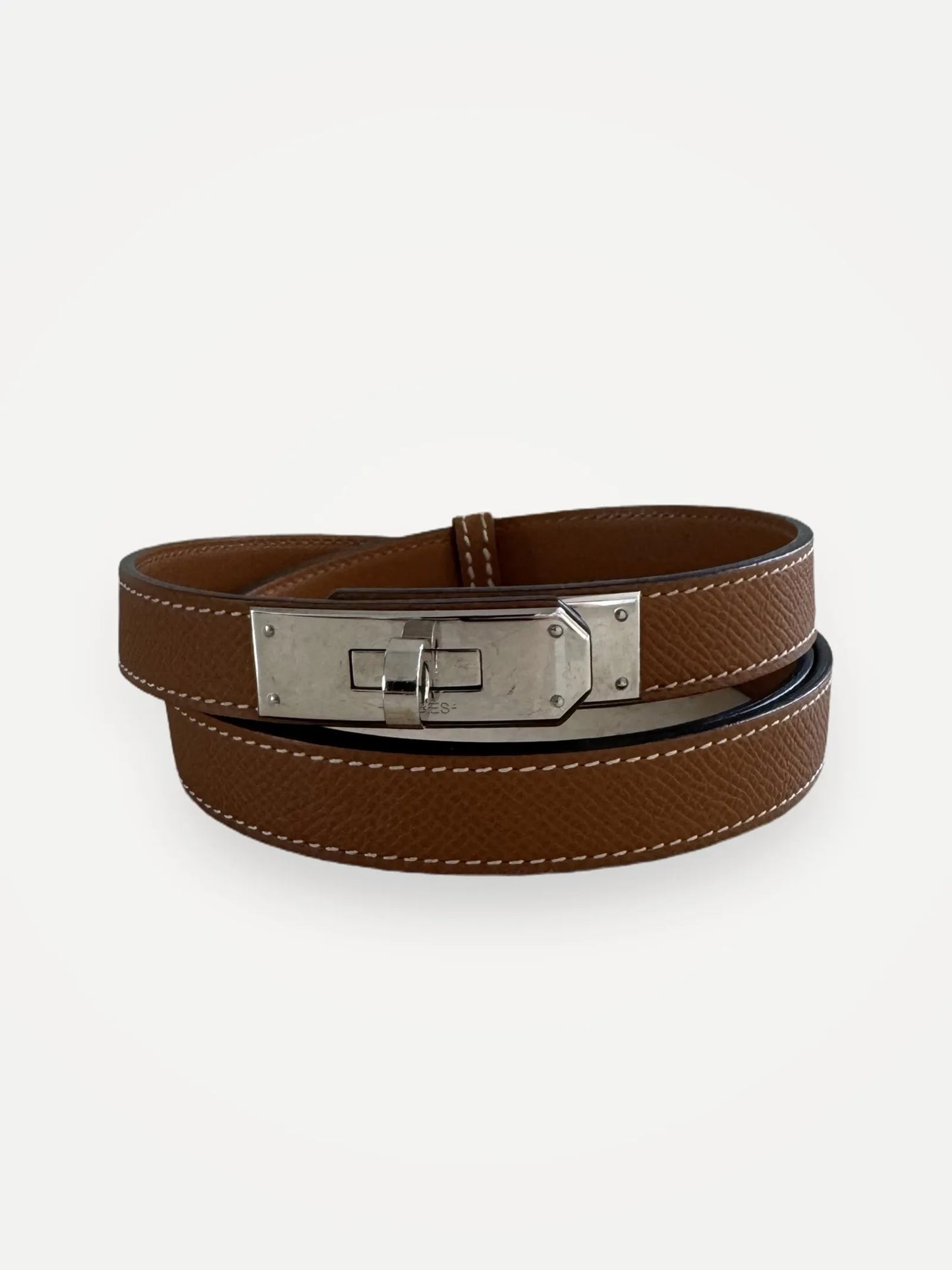 Hermès Kelly Belt-skinnbälte