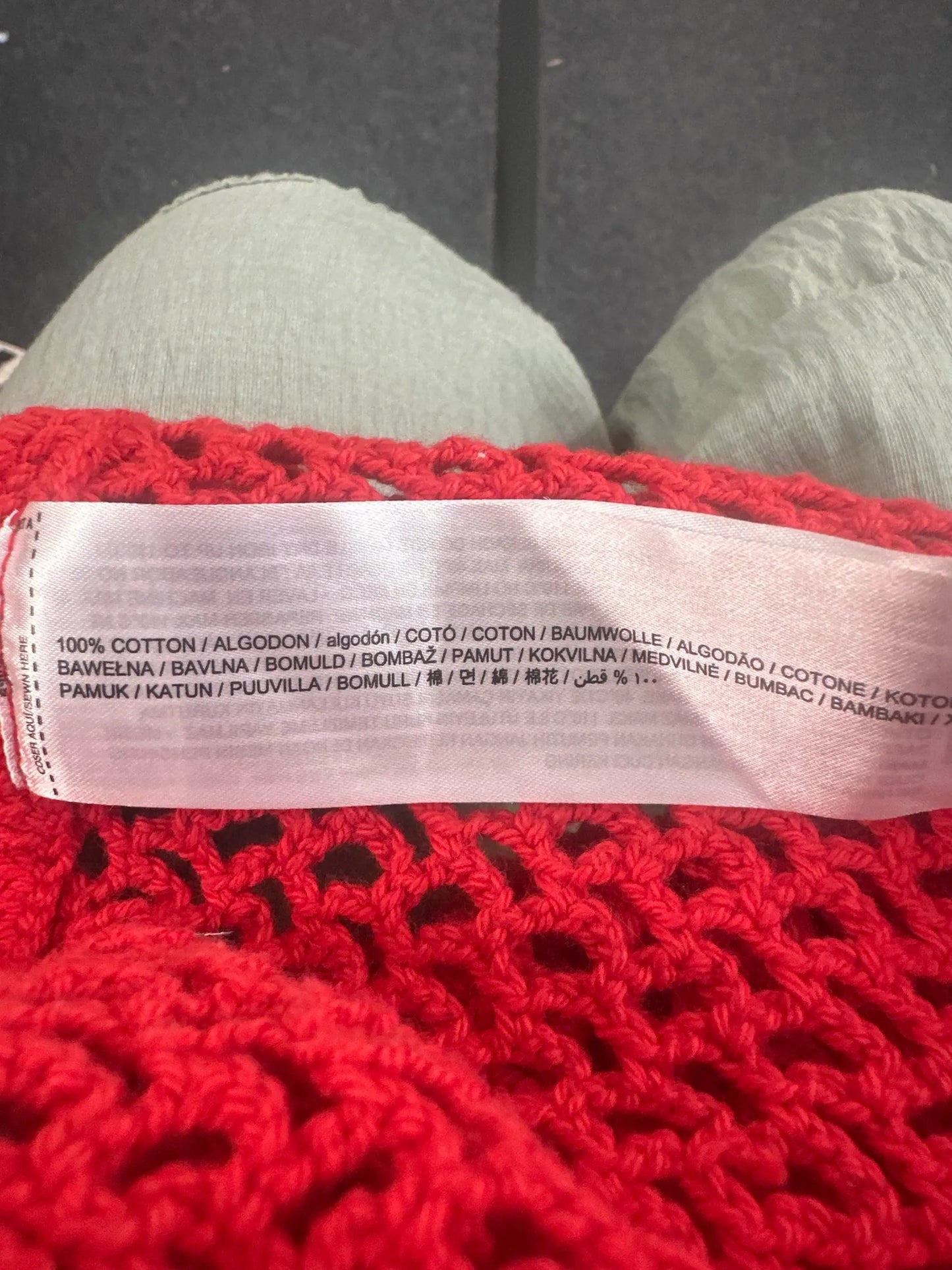 Mng Crochet floral mini-skirt Skirt