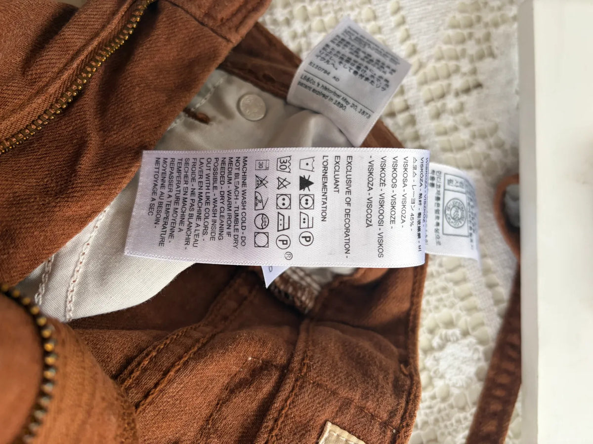 Levi's Xl Straight - Relaxed Fit Sorrel Horse Linen Trousers