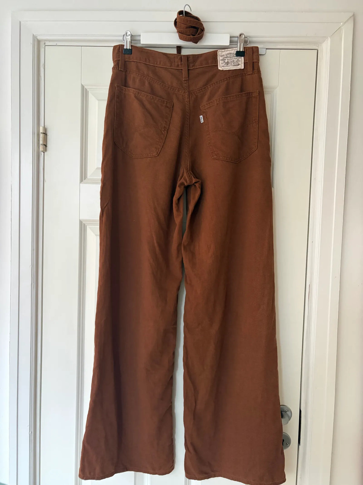 Levi's Xl Straight - Relaxed Fit Sorrel Horse Linen Trousers