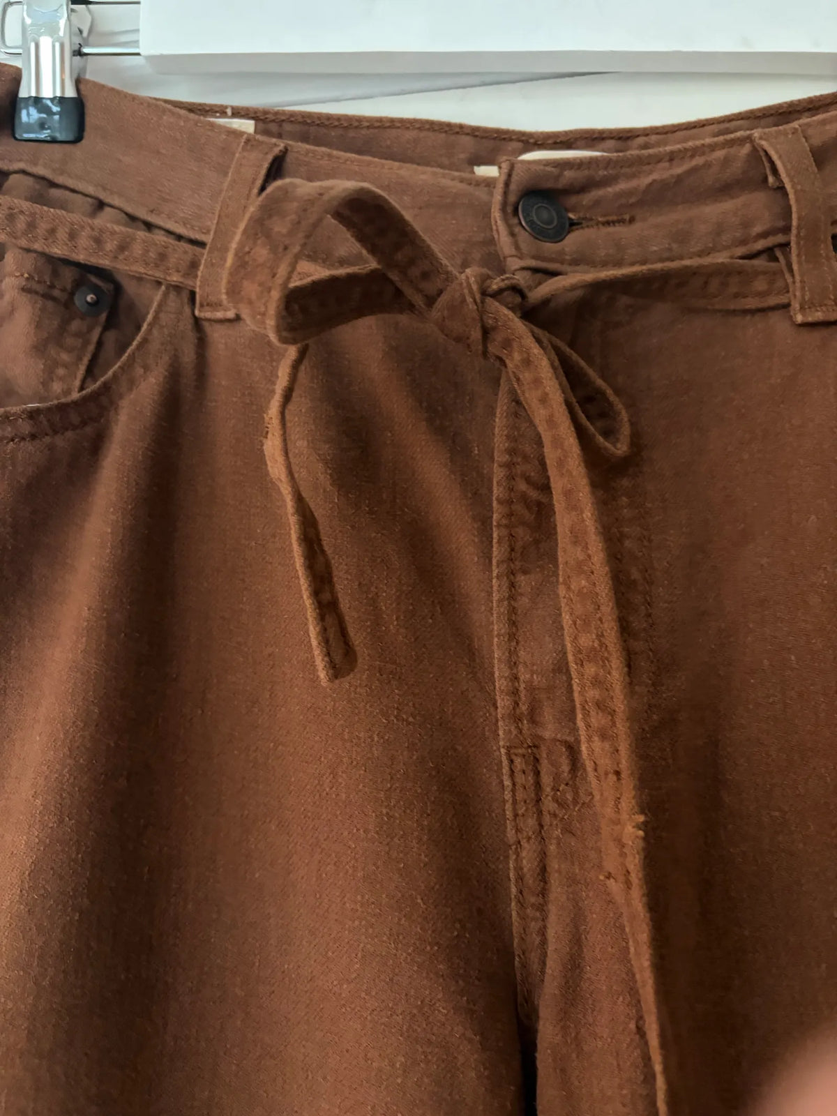 Levi's Xl Straight - Relaxed Fit Sorrel Horse Linen Trousers