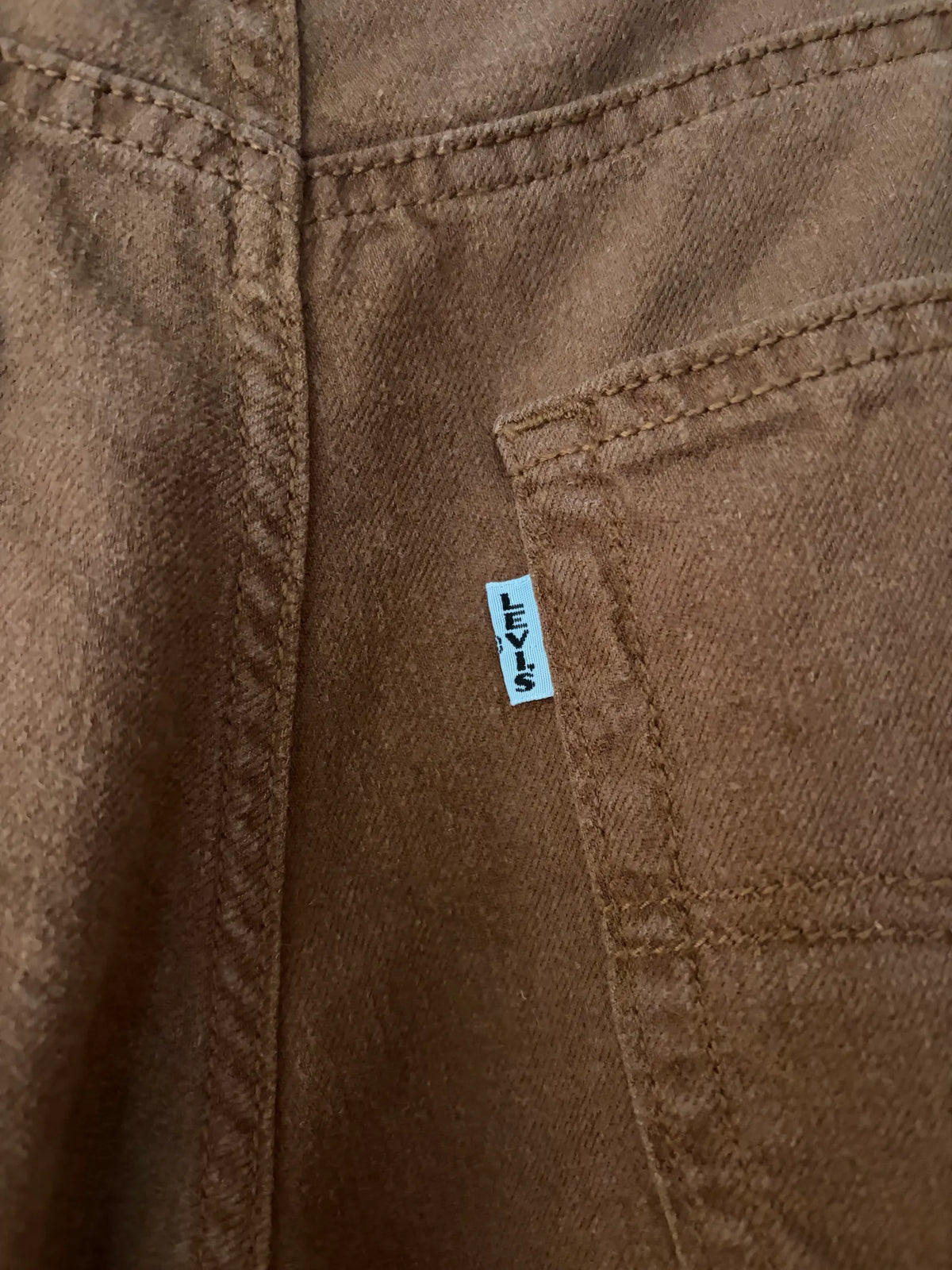 Levi's Xl Straight - Relaxed Fit Sorrel Horse Linen Trousers