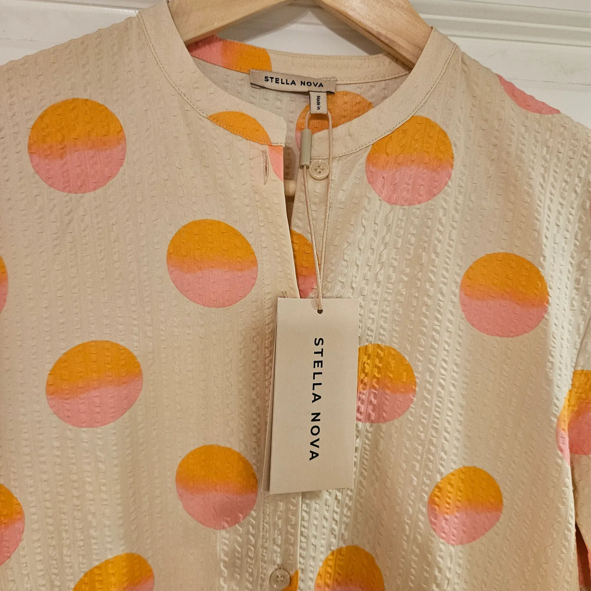 Stella Nova Big Dot Maxi-klänning NWT