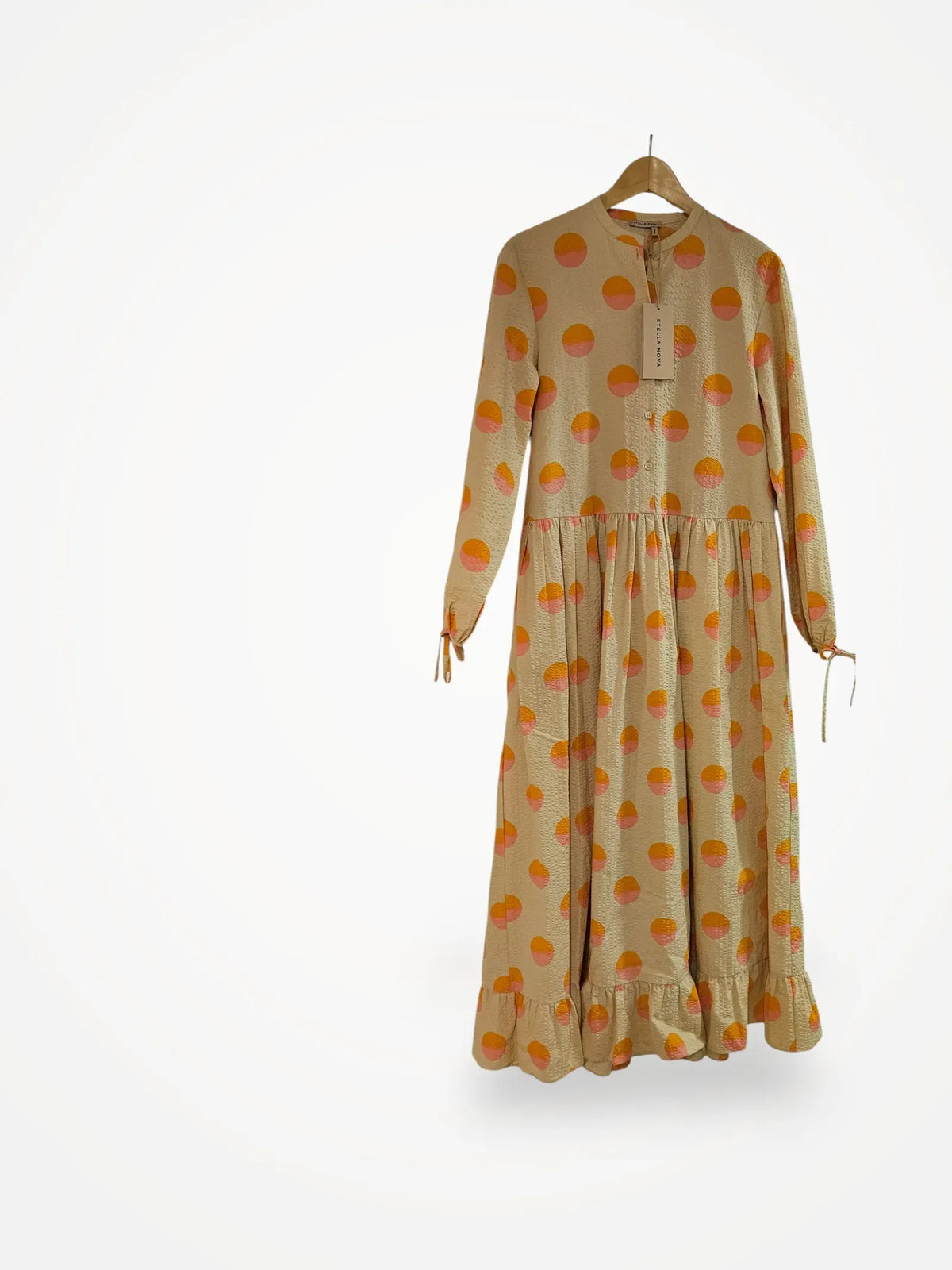 Stella Nova Big Dot Maxi-klänning NWT