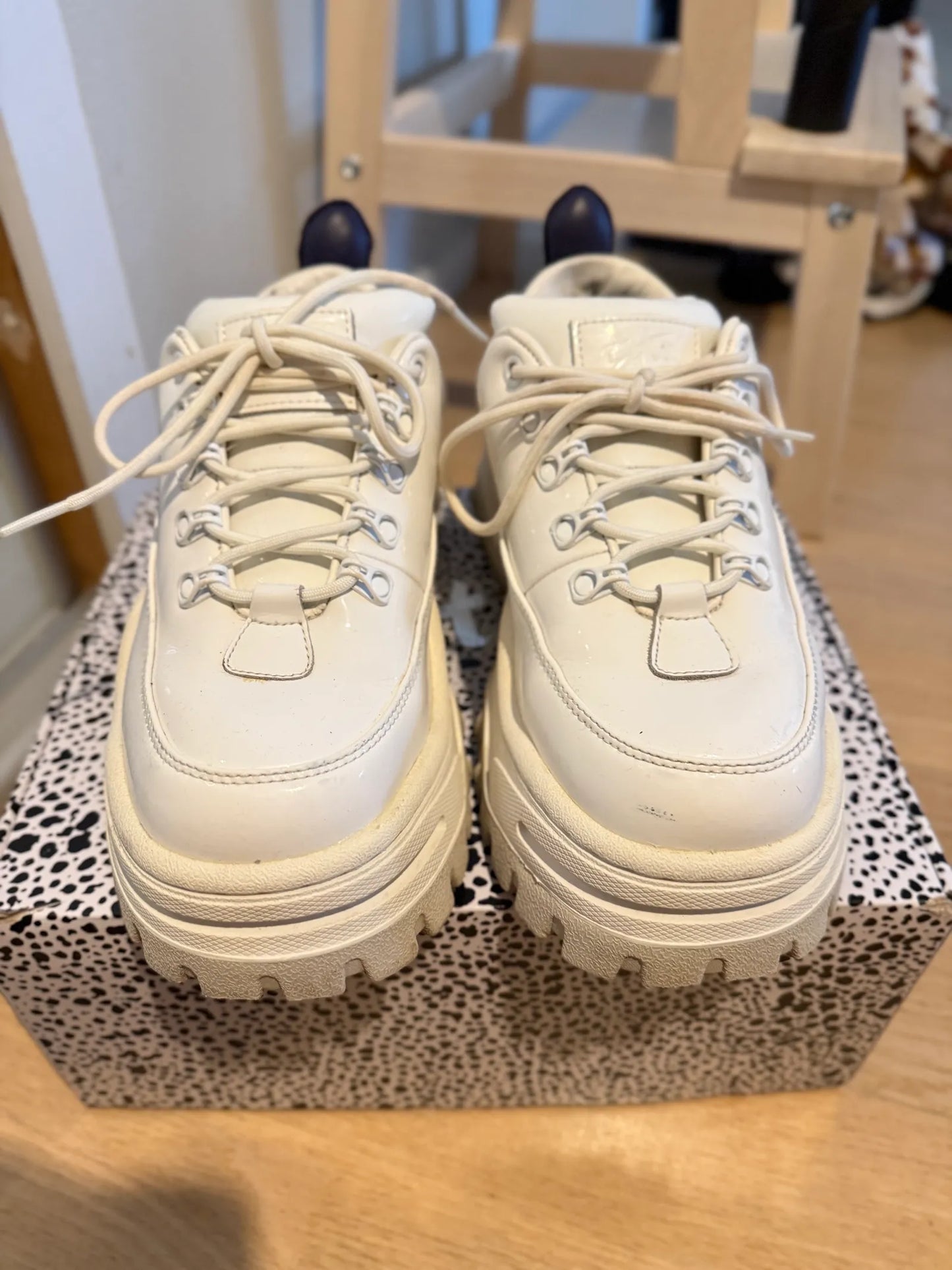 Eytys Angel Canvas Bright White-sneakers