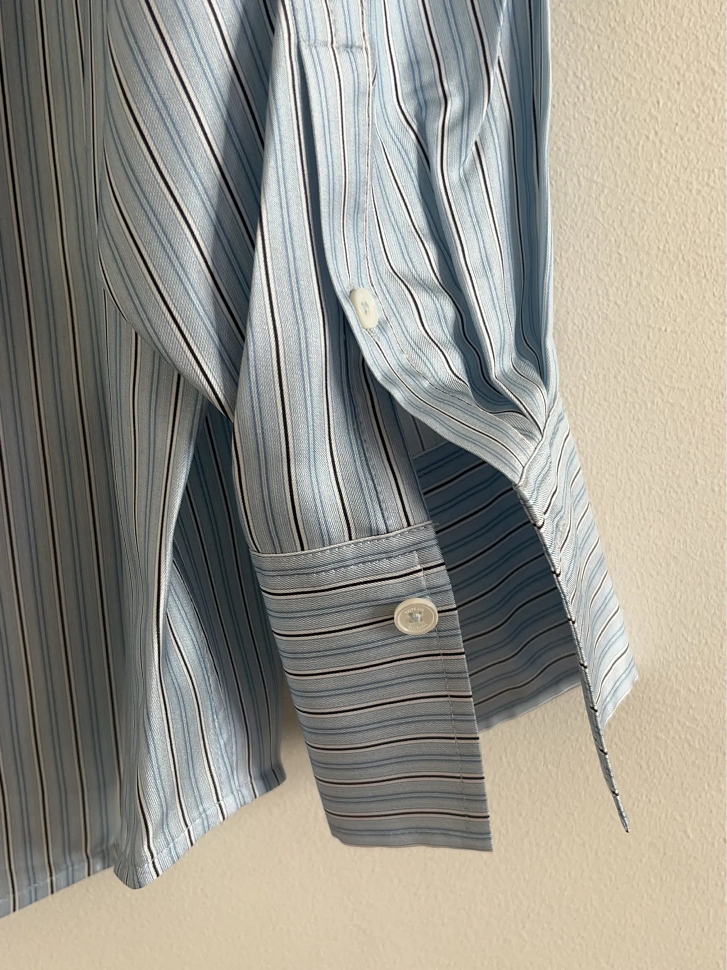 Toteme Oversized Striped-sidenskjorta NWT