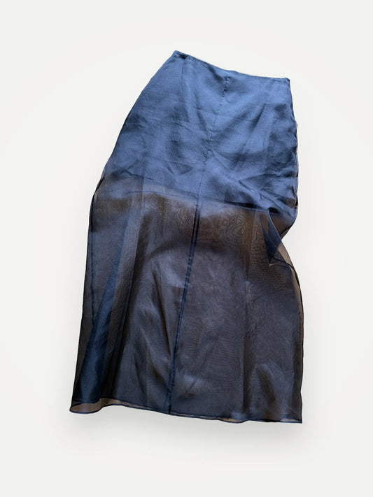 Dagmar Organza-sidenkjol NWOT