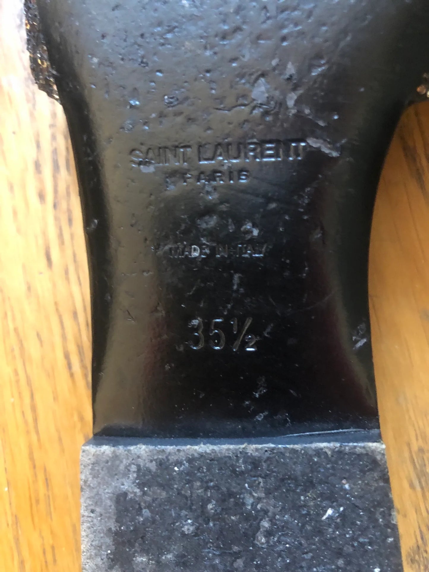 Saint Laurent-skinnsandaler