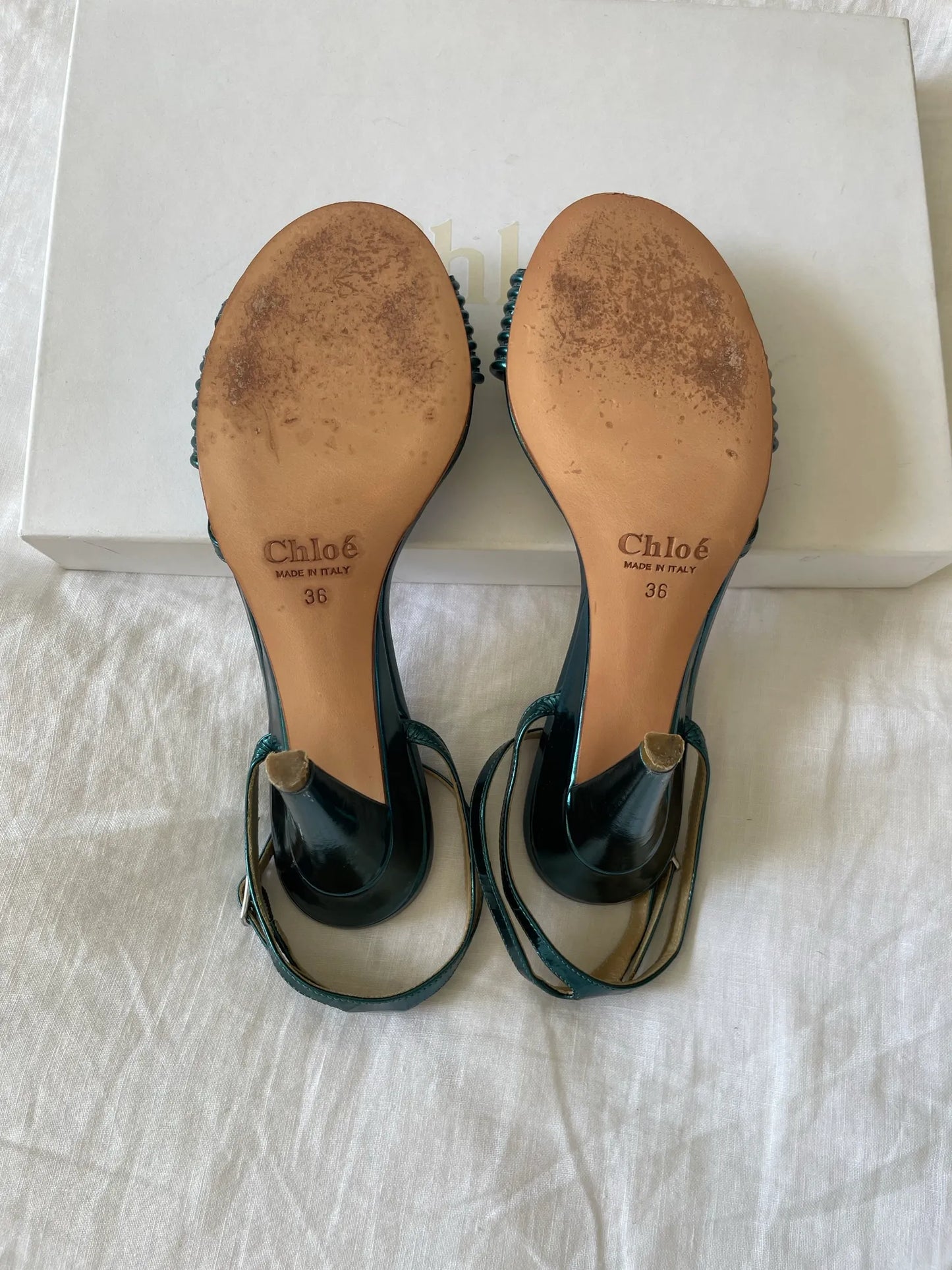 Chloé Ch10170-skinnsandaler