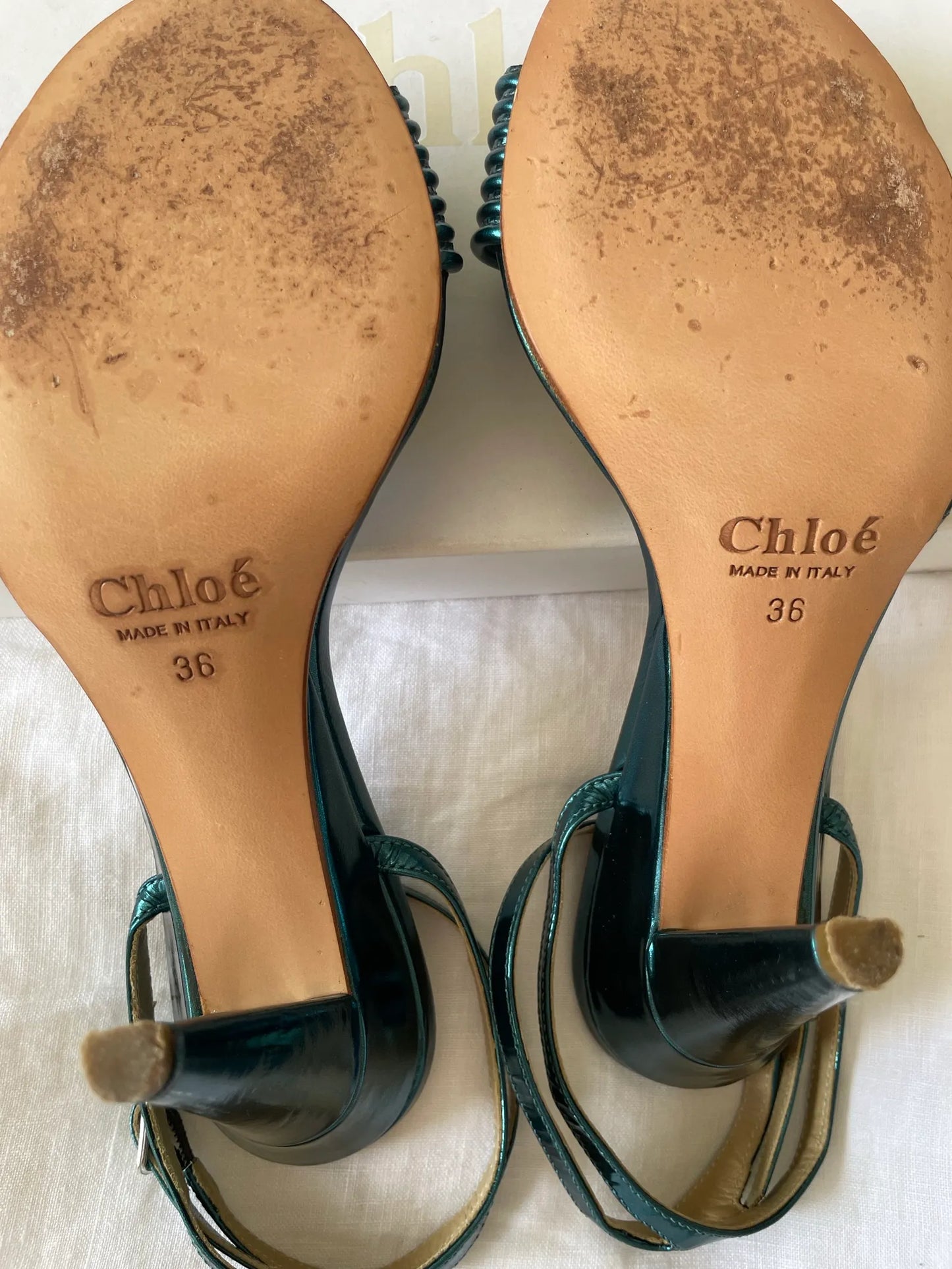 Chloé Ch10170-skinnsandaler